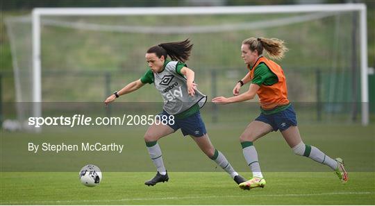 Republic of Ireland Women Press Conference & Training Session Republic of Ireland Women Press Conference & Training Session