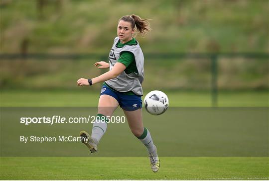 Republic of Ireland Women Press Conference & Training Session Republic of Ireland Women Press Conference & Training Session
