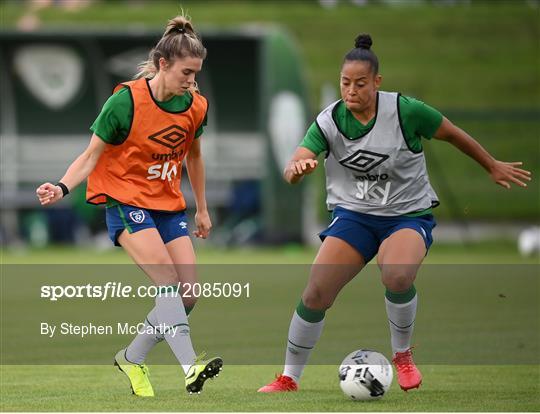 Republic of Ireland Women Press Conference & Training Session