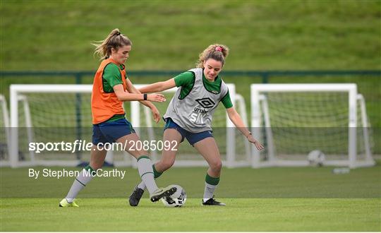 Republic of Ireland Women Press Conference & Training Session Republic of Ireland Women Press Conference & Training Session