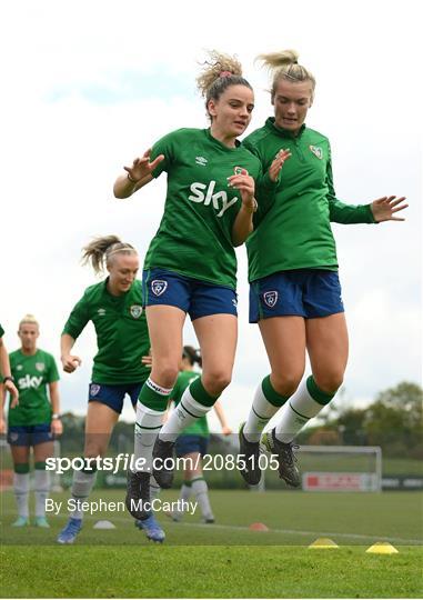 Republic of Ireland Women Press Conference & Training Session Republic of Ireland Women Press Conference & Training Session
