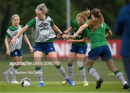Republic of Ireland Women Press Conference & Training Session Republic of Ireland Women Press Conference & Training Session