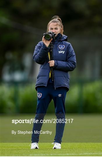 Republic of Ireland Women Press Conference & Training Session Republic of Ireland Women Press Conference & Training Session