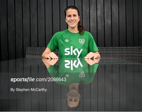 Republic of Ireland Women Press Conference & Training Session Republic of Ireland Women Press Conference & Training Session