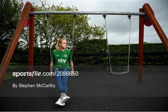 Republic of Ireland Women Press Conference & Training Session Republic of Ireland Women Press Conference & Training Session