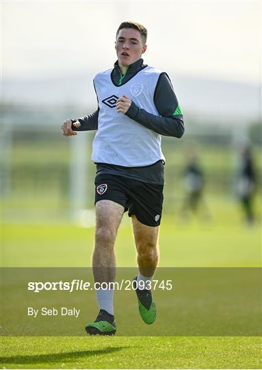 Republic of Ireland U21 Training Session Republic of Ireland U21 Training Session