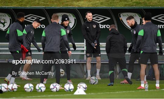 Republic of Ireland Training Session & Press Conference