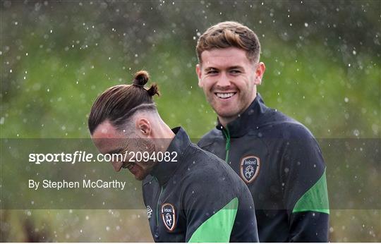 Republic of Ireland Training Session & Press Conference Republic of Ireland Training Session & Press Conference