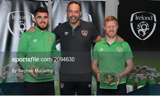 Republic of Ireland International Caps Presentation