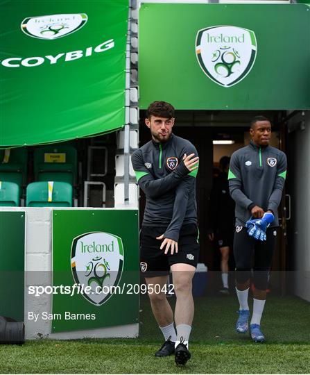 Republic of Ireland U21's Training Session Republic of Ireland U21's Training Session