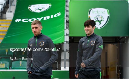 Republic of Ireland U21's Training Session Republic of Ireland U21's Training Session