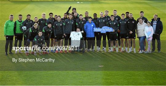 Republic of Ireland Press Conference & Training Session Republic of Ireland Press Conference & Training Session