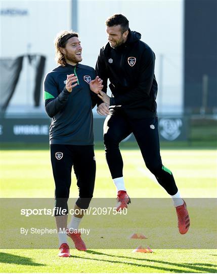 Republic of Ireland Press Conference & Training Session Republic of Ireland Press Conference & Training Session