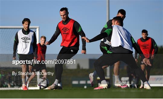 Republic of Ireland Press Conference & Training Session Republic of Ireland Press Conference & Training Session