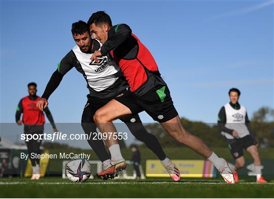 Republic of Ireland Press Conference & Training Session Republic of Ireland Press Conference & Training Session