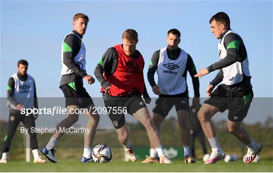 Republic of Ireland Press Conference & Training Session Republic of Ireland Press Conference & Training Session