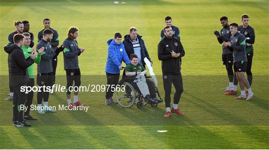 Republic of Ireland Press Conference & Training Session Republic of Ireland Press Conference & Training Session