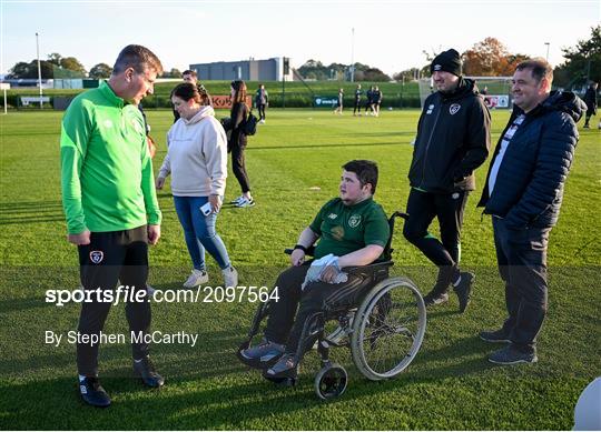 Republic of Ireland Press Conference & Training Session Republic of Ireland Press Conference & Training Session