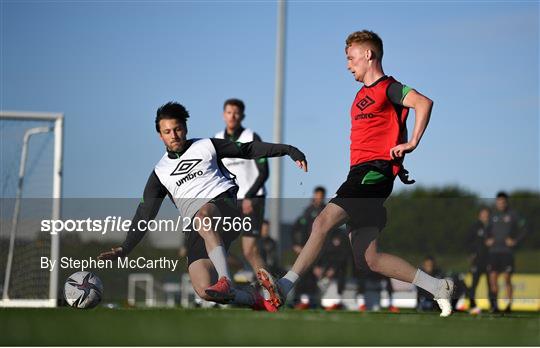 Republic of Ireland Press Conference & Training Session Republic of Ireland Press Conference & Training Session