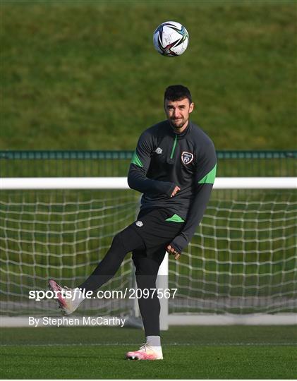 Republic of Ireland Press Conference & Training Session Republic of Ireland Press Conference & Training Session