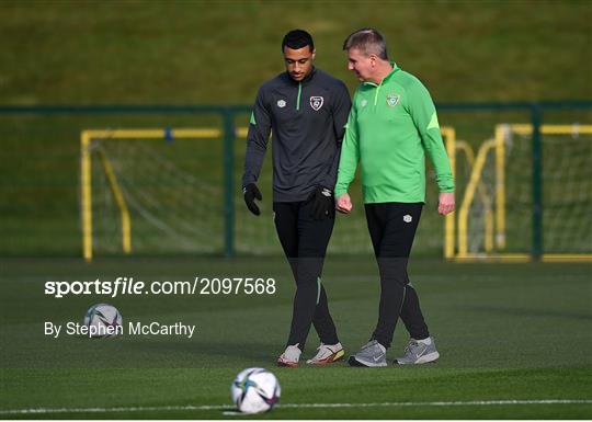 Republic of Ireland Press Conference & Training Session Republic of Ireland Press Conference & Training Session