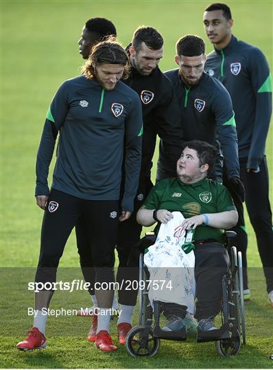 Republic of Ireland Press Conference & Training Session Republic of Ireland Press Conference & Training Session