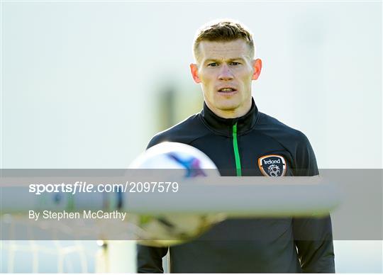 Republic of Ireland Press Conference & Training Session Republic of Ireland Press Conference & Training Session
