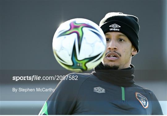Republic of Ireland Press Conference & Training Session Republic of Ireland Press Conference & Training Session