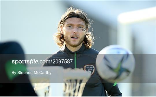 Republic of Ireland Press Conference & Training Session Republic of Ireland Press Conference & Training Session