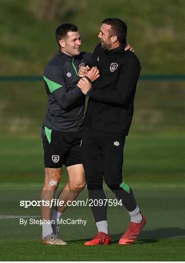 Republic of Ireland Press Conference & Training Session Republic of Ireland Press Conference & Training Session
