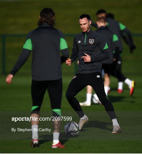 Republic of Ireland Press Conference & Training Session Republic of Ireland Press Conference & Training Session