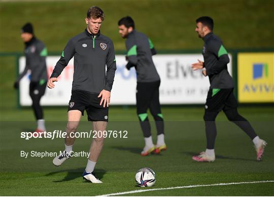 Republic of Ireland Press Conference & Training Session Republic of Ireland Press Conference & Training Session