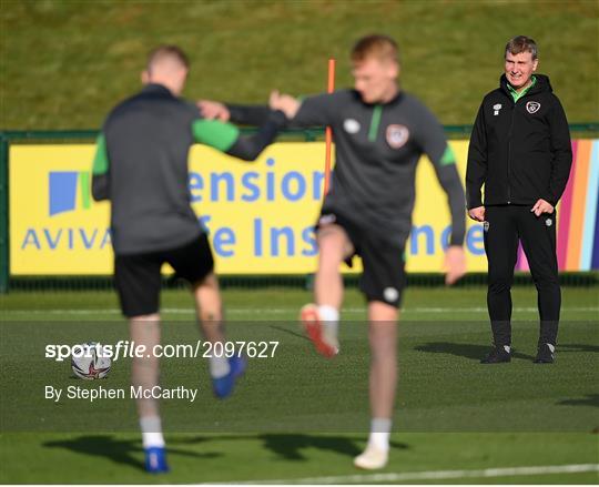 Republic of Ireland Press Conference & Training Session Republic of Ireland Press Conference & Training Session