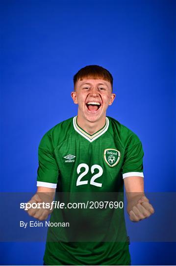 Republic of Ireland U17's Portrait Session