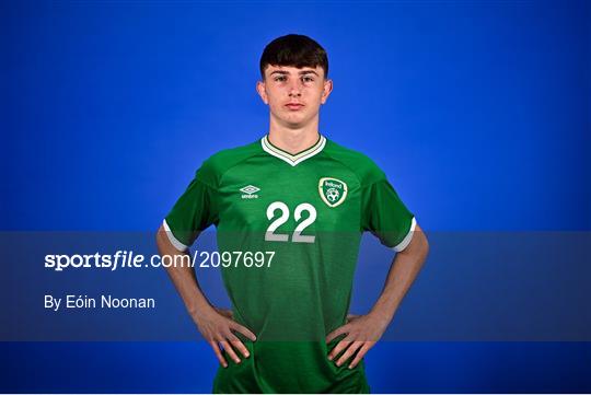 Republic of Ireland U17's Portrait Session