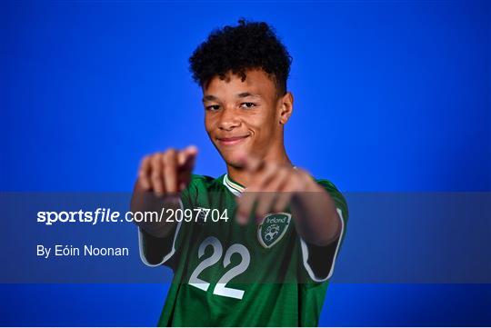 Republic of Ireland U17's Portrait Session Republic of Ireland U17's Portrait Session