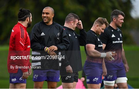 Munster Rugby squad training Munster Rugby squad training