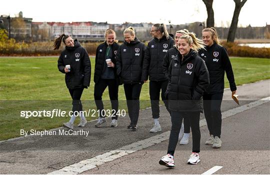Republic of Ireland Women in Helsinki Republic of Ireland Women in Helsinki