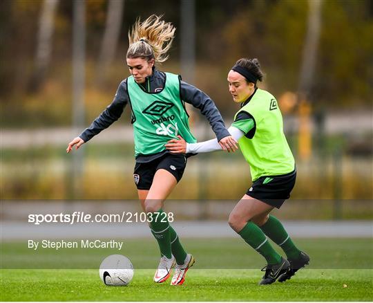 Republic of Ireland Women Training Session Republic of Ireland Women Training Session