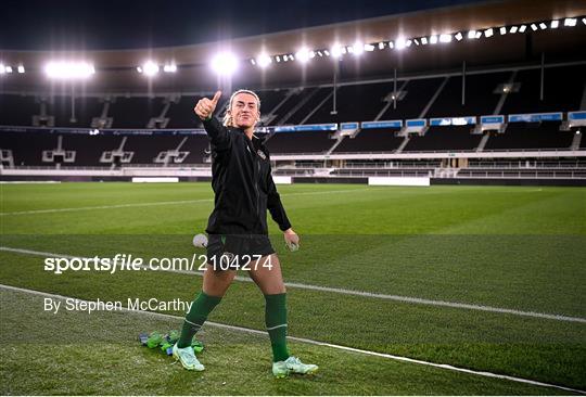 Republic of Ireland Women Press Conference & Training Session Republic of Ireland Women Press Conference & Training Session