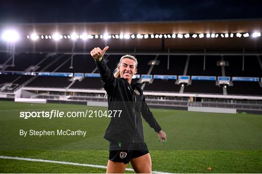 Republic of Ireland Women Press Conference & Training Session