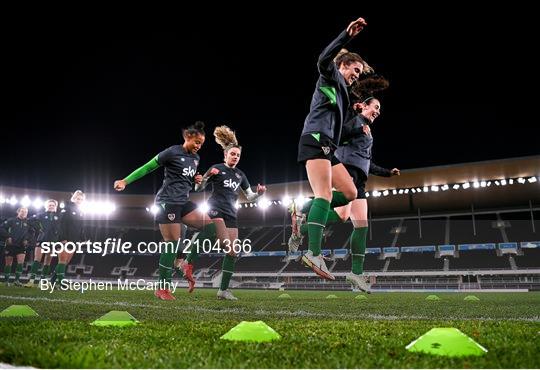 Republic of Ireland Women Press Conference & Training Session Republic of Ireland Women Press Conference & Training Session