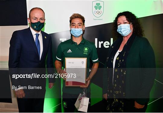 Team Ireland Homecoming from Tokyo 2020 Olympics