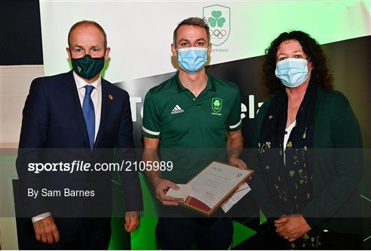 Team Ireland Homecoming from Tokyo 2020 Olympics