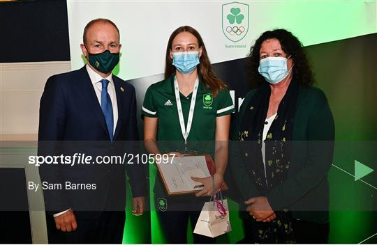 Team Ireland Homecoming from Tokyo 2020 Olympics