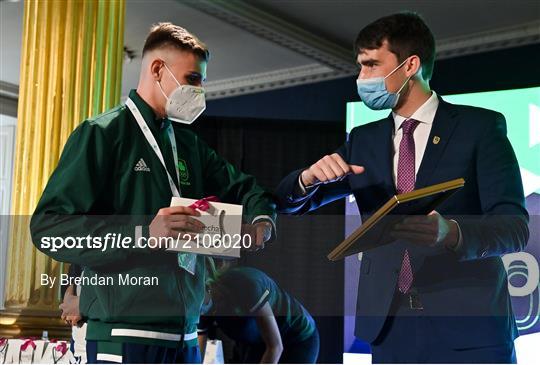 Team Ireland Homecoming from Tokyo 2020 Olympics