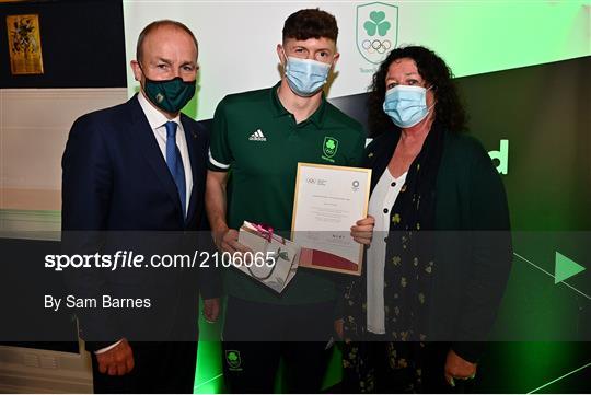 Team Ireland Homecoming from Tokyo 2020 Olympics