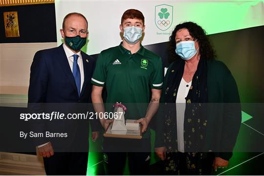 Team Ireland Homecoming from Tokyo 2020 Olympics