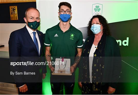 Team Ireland Homecoming from Tokyo 2020 Olympics Team Ireland Homecoming from Tokyo 2020 Olympics