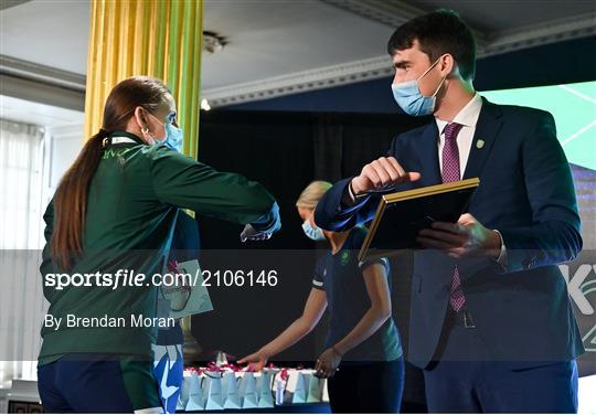 Team Ireland Homecoming from Tokyo 2020 Olympics